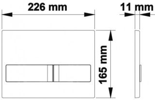 Инсталляция для унитаза Berges Novum L6 с кнопкой чёрный глянец 040216